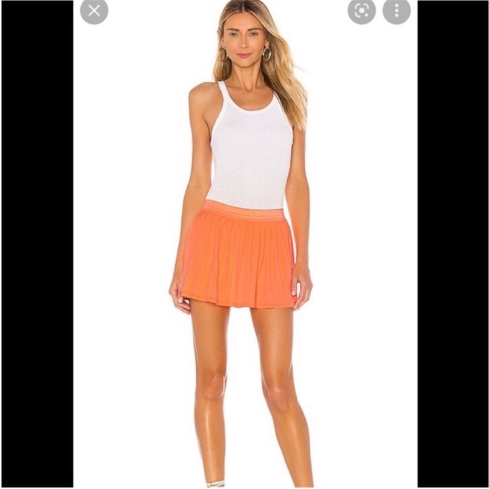 Lovers + friends Bayside Skort Mini Pleated Skirt size Medium